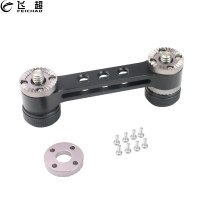 FEICHAO Aluminum Alloy Extension Arm with 1/4 Mounting Thread Straight Extended Arm Assembly for DJI OSMO PRO Camera Gimbal Accessories