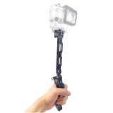 FEICHAO CNC Tactical Handle Selfie Stick Hand Grip Extension Arm Mount Rod Thumb Screw for Gopro Hero 8 7 6 5 for Insta360 ONE R Camera