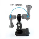 Aluminum Alloy Helmet Fixed Mount Buckle Adapter for GoPro 13 Xiaoyi Action Camera Holder Military CS NVG Base Hunting Accessories