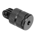 FEICHAO Tripod Mount Monopod Adapter 1/4 360 Degree Swivel Rotating Aluminium for GOPRO Hero 13 8 7 6 5 SJCAM Yi for DJI Osmo Action Camera