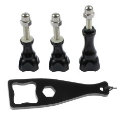 FEICHAO Aluminum Thumb Knob Stainless Bolt Nut Screws Kit with Wrench for GoPro Hero 13 8 7 5 Black for DJI Osmo Action Yi SjCam Camera