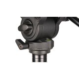 FEICHAO Professional DSLR Camera Monopod Rod Carbon Fiber / Metal w Mini Tripod Stand Base & Ballhead Flexible Set for Canon Nikon SLR