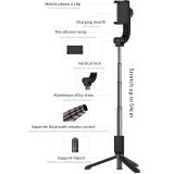 Single Axis Gimbal Mobile Phone Stabilizer Anti-Shake Tripod Monopod Bluetooth Remote Selfie Stick for iPhone Android Phone Vlog