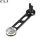Double End ARRI Rosette Extension Arm Mount M6 Thread Thumb Screw 1/4  Holes for DSLR Video Camera Shoulder Mount Rig Nato Rail