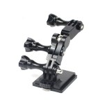 FEICHAO Tactical Helmet Extension Adapter Universal 360° Swivel Joint Tripod Mount Pivot Arm Connector for Gopro Hero 13 8 7 6 5 4 3 Camera