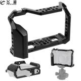 X-T4 L Shape Grip Bracket Side Plate / Protective Cage for FUJIFILM Fuji XT4 Camera Arca-Swiss Shoe Mount Video Shooting Tripod