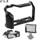 X-T4 L Shape Grip Bracket Side Plate / Protective Cage for FUJIFILM Fuji XT4 Camera Arca-Swiss Shoe Mount Video Shooting Tripod