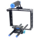 DSLR Camera Rabbit Cage Rig Handle Stabilizer Follow Focus System for Canon 5D Mark III IV 6D 7D Nikon D7200 Sony A7 GH5 GH4 SLR