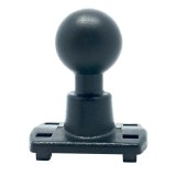 FEICHAO 4 Hole Claws AMPS Adapter Plate Rubber 1  Ball Head Bracket for Arkon Robust for Ram Mounts Motorcycle for Gopro Garmin GPS DVR