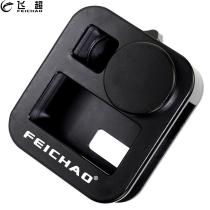 FEICHAO Protective Cage Housing for GoPro Max 360 Metal Frame Shell Case Cover CNC Aluminum Alloy w Lens Cap Sports Camera Accessories