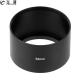 FEICHAO 1x Metal DSLR Camera Tele Lens Hood Telephoto Lens Screw-In Mount 49 52 55 58 62 67 72 77 82mm for Nikon/Canon/Sony/Fuji/Olympus