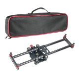40cm Carbon Fiber Mini Slider Rail Bearing Desktop Stabilizer Universal Tripod for Track Slider Dolly Samrtphone DSLR Camera 3kg