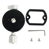 Panoramic Tripod Head QJ-07 DSLR Camera 360 degree Rotatable Clamp Tripod Monopod Release Plate Base Mount for Arca Swiss DSLR