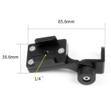 FEICHAO Motorcycle Rearview Mirror Mount Bracket Clamp Bar Camera Holder Aluminum for GoPro Hero 8 MAX XiaoYi SJCam SJ5000 Accessories