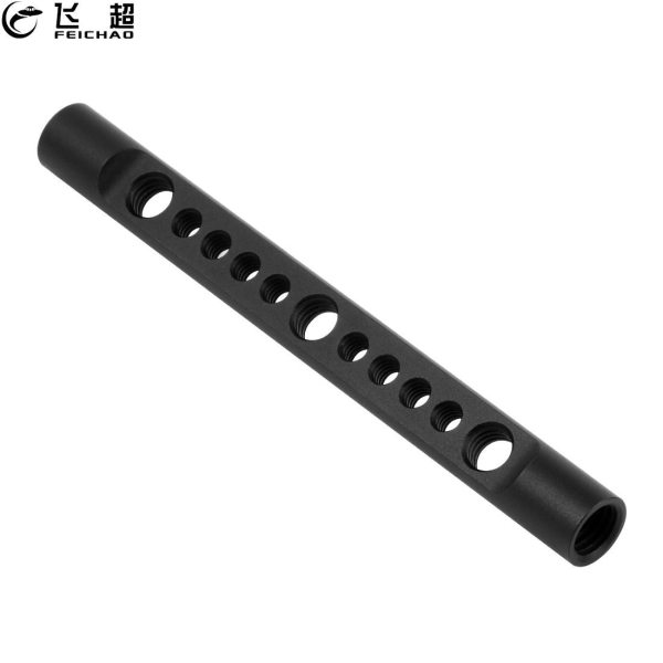 FEICHAO DSLR Camera Rig 15mm Cheese Rod Bracket 1/4  3/8  Screw Holes Shoulder Rods System Rail Aluminum Alloy Light Weight Length 150mm