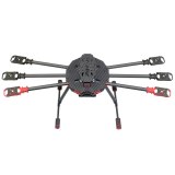 FEICHAO Q705/ Q650 3K Carbon Fiber 6-Alex Drone Folded Arm FPV UAV Quadcopter Frame Kit w/ Landing Gear Skid for DIY Helicopter