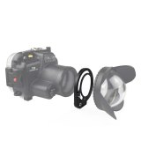 FEICHAO Diving 67mm 52mm Lens Carrier M52 M67 100mm for Macro Wide Angle Lens Mount Adapter Underwater Camera Case Float Arm for Canon