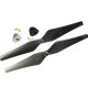 FEICHAO 9443 Carbon Fiber Propeller Props + Removable Self-Tightening Nuts for  Phantom 2 Vision + FS