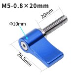 FEICHAO M4 M5 1/4  Screw 17mm 20mm Thread Adjustable Handle Clamp Locking Adapter Stainless Steel 304 L Shape Wrench Camera Accessories