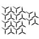 FEICHAO 10 Pairs Flash 6042 6x4.2x3 6 Inch 3-Paddle PC CW CCW Propeller for RC Models Multicopter Frame Spare Parts Accessories