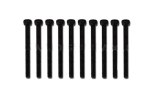 FEICHAO 10Pcs M3 * 35mm Hexagonal HEX Screw M3x35MM For TL100 PTZ Copter Shaft Collar 17mm Thread 18mm + FS