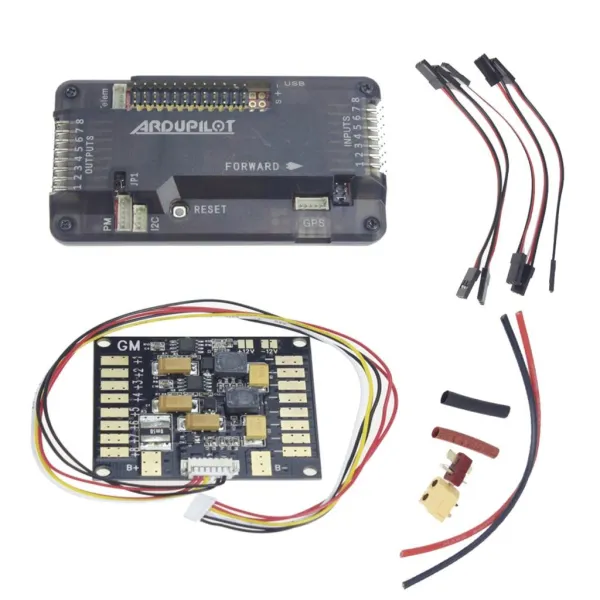 FEICHAO  APM2.8 RC Multicopter Flight Controller Board Compass & ESC Power Distribution Module BEC for FPV RC Drone +FS