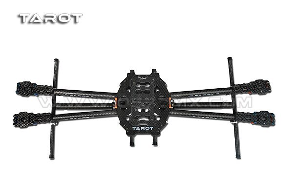 Tarot Iron Man 650 Carbon Fiber 4 axle Aircraft Fully Folding FPV Quadcopter Frame Kit TL65B01