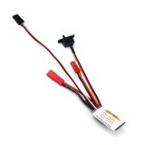 FEICHAO 20A Brushed ESC Car Motor Speed Controller Bothway No Brake Function for 1/16 1/18 RC Car Boat