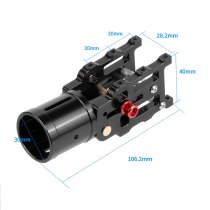 FEICHAO  Z25 / Z30 CNC Aluminum Folding Arm Tube Joint DIY for Dia 25mm / 30mm Automatic Auto RC Quadcopter Hexacopter Multircotor