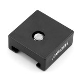 FEICHAO Aluminium Alloy Hot Shoe Mount Adapter Base with 1/4  Mounting Screw for Camera Cage Flash LED Light Microphone Hotshoe Seat