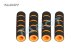 Tarot 4pcs 16MM Multi-axle Aircraft Foot Shock Damping Absorbing Sponge TL2940 FS