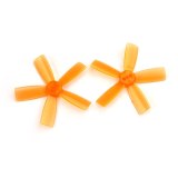 FEICHAO 2 Pairs 2035 Propeller 2.0 inch 50.8mm PC Props 5-Paddle CW CCW Paddle for Indoor Brushless FPV Racer Drone Quadcopter