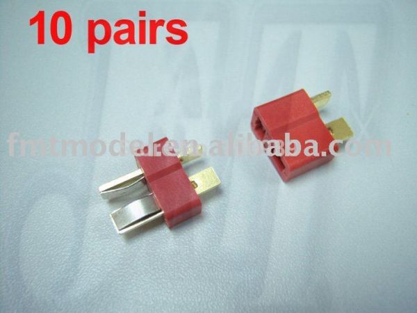 FEICHAO 10Pairs Dean Connector T plug For ESC Battery + FS