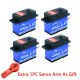 FEICHAO Waterproof Metal Gear JX DC5821LV 20KG Large Torque Digital Iron Core Servo for RC Car TRAXXAS Crawler TRX4 Baja Boat Robot Arm