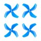 FEICHAO Hurricane 2020 4-paddle Propeller Props 1.5mm Shaft CW CCW for 1103-1105 Brushless Motor for 85mm RC Drone FPV Racing
