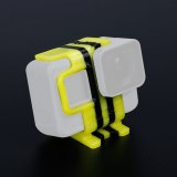 FEICHAO BumbleBee 3D Printed 15°  Camera Fixed Mount Holder Seat Cover Bracket for  FPV Racing RC Drone for GoPro Hero5/6/7/8