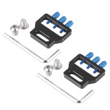 FEICHAO For HDMI Cable Winder Clamp Mount Plate for 5  Ninja V Monitor for A6500 5D2 BMPCC 4K 6K Camera Cage Rig 1/4  Fixed Clip Adapter