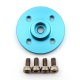 FEICHAO 1 Piece CNC Aluminum Alloy Servo Plate Round Disc Horn 24T Blue Color for HITEC Series + FS