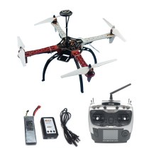 FEICHAO Assembled HJ 450 450F 4-Axle RFT Full Kit with APM 2.8 Flight Controller GPS Compass No Gimbal FS
