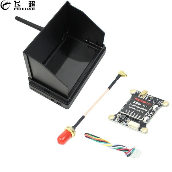 FEICHAO VTX5848 LITE 48CH 5.FEICHAO 8G 25/100/200/400/600mW Switchable VTX Video Transmitter Module OSD Control w 5.8G FPV Watch