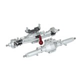 FEICHAO Aluminum CNC Anodized Full Front Rear Portal Axle for 1/10 RC Crawler Car Axial SCX10 III 90046 90047 Upgrade Parts