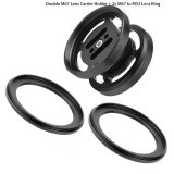 FEICHAO Diving 67mm 52mm Lens Carrier M52 M67 100mm for Macro Wide Angle Lens Mount Adapter Underwater Camera Case Float Arm for Canon