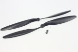 FEICHAO 1Pair CW CCW 1245 CF Props Props 12x4.5 3K Carbon Fiber Propeller For RC Helicopters FS