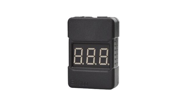 FEICHAO BX100 1-8S Lipo Battery Voltage Tester Low Voltage Buzzer Alarm Checker with Dual Speakers