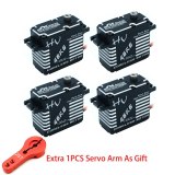 FEICHAO Jx CLS-HV7346MG 46KG HV Steel Gear Full CNC Aluminium Shell Coreless Servo for Helicopter Waterproof