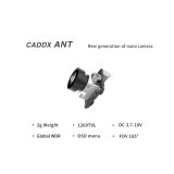 CADDXFPV Ant Nano FPV Camera 1200TVL Global WDR w/ OSD Ultra Light 1.8mm Lens 16:9/4:3 for FPV Fixed Wing Aerial Photography Drone