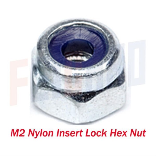 FEICHAO Wholesale 100pcs M2 Nylon Insert Lock Hex Nuts Hexagonal Standoff Spacer M3 Nut for Robot Car +FS