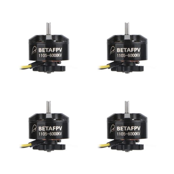 FEICHAO 4PCS 1105 5000KV 4S / 6000KV 3S Brushless Motors for Beta85X FPV Racing Drone BWhoop Quadcopter