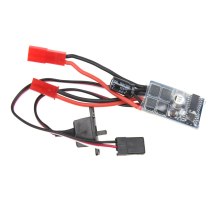 FEICHAO 3Pcs 10A Brushed ESC Two-Way Motor Speed Controller With Brake 9g For 1/16 1/18 1/24 RC Car Boat Tank + FS