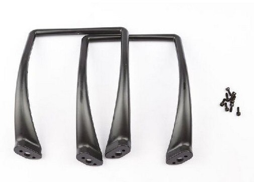 FEICHAO Universal Heighten Broaden Tall Landing Gear Skid For  Phantom 1 & 2 Quadcopter FPV Black 2Pcs + FS